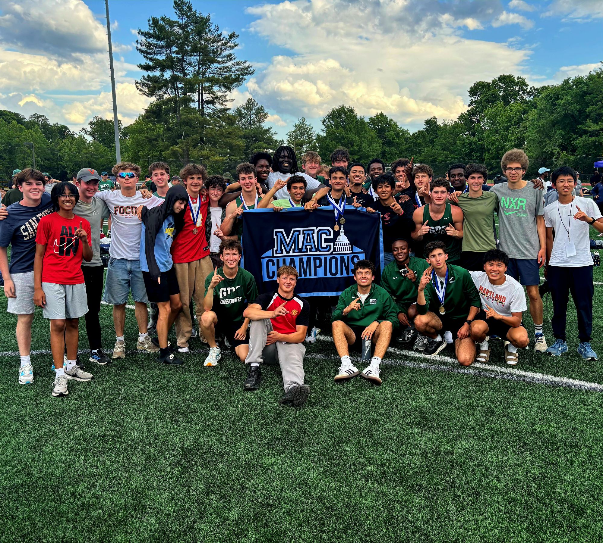 Georgetown Day captures MAC Track & Field Championship in close finish over Sidwell Friends